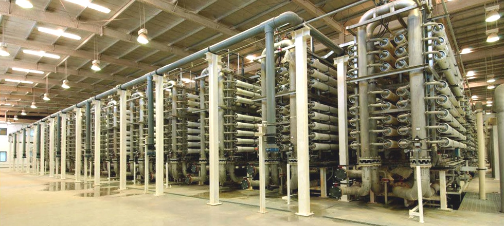 Pentair Codeline pressure vessels at plant