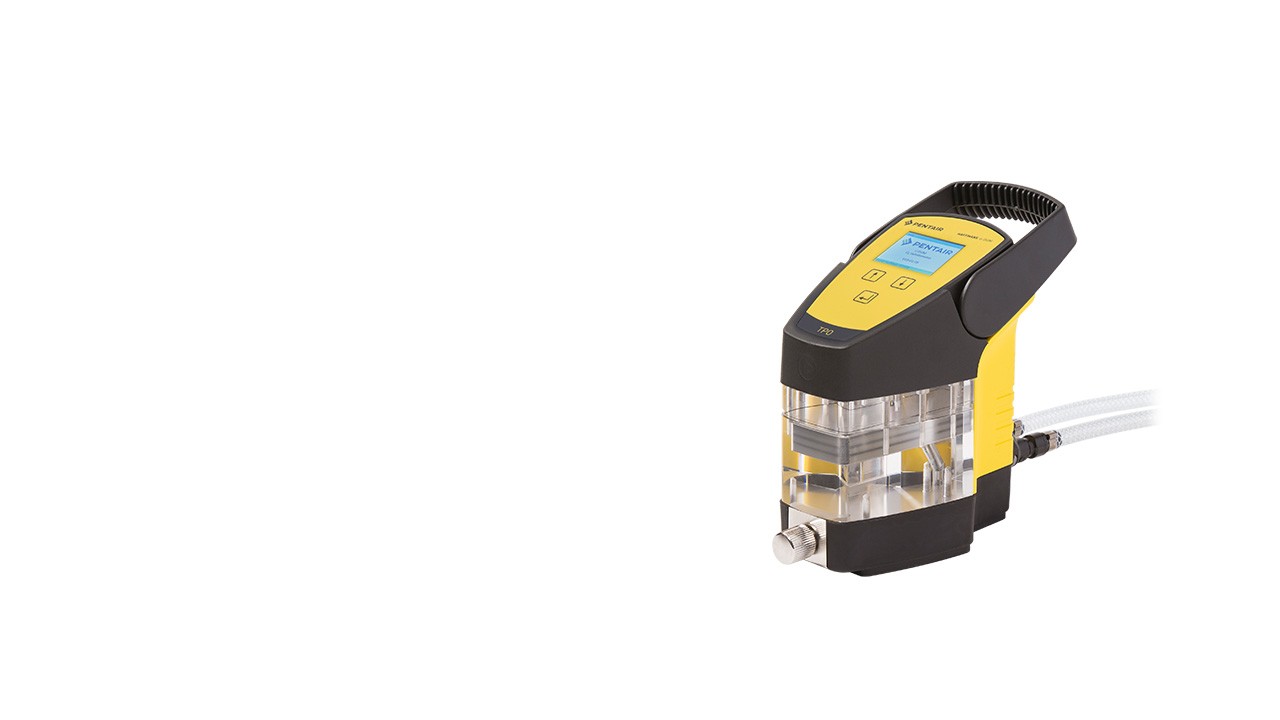 The Haffmans Portable Optical O2/TPO Meter O-DGM measures dissolved oxygen and total package oxygen in beverages.