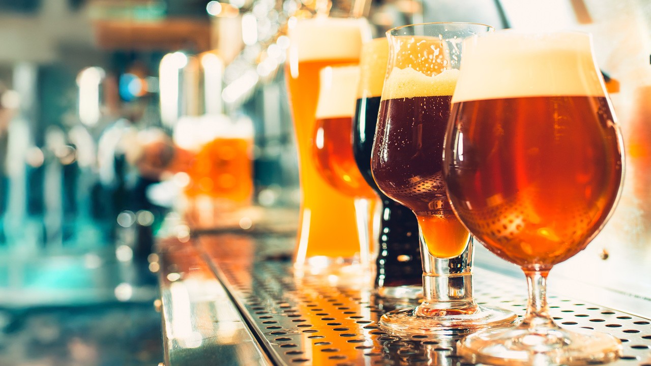 Beer glasses
