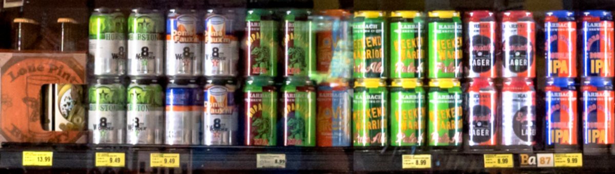 Beer cans