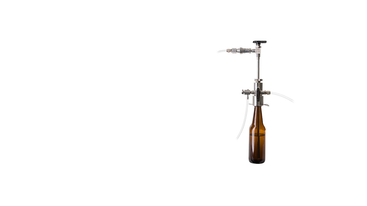 Haffmans sample bottle filler