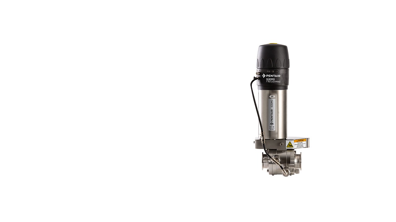Südmo hygienic Double Block and Bleed Butterfly Valves F250D/F251D provide safe separation of incompatible fluids in a compact design.